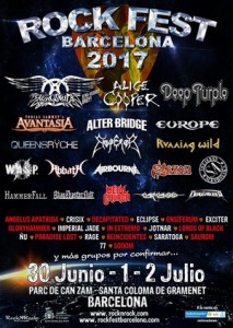 rock fest barcelona 2017
