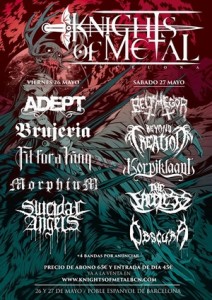 knights of metal festival confirmaciones