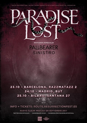 paradise lost gira españa 2017