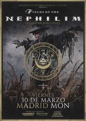 fields of the nephilim concierto madrid 2018