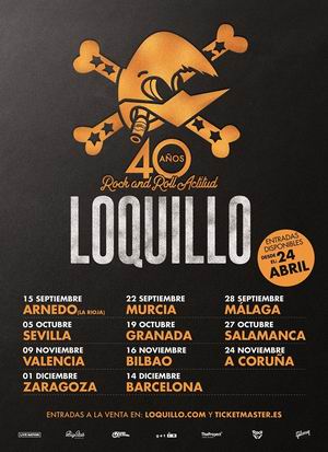 loquillo 40 años rock and roll actitud gira