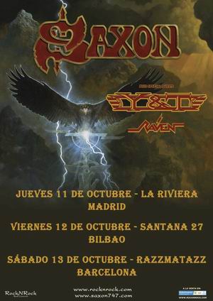 saxon raven yesterday & today gira española 2018