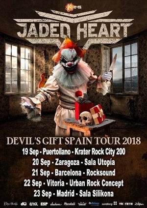 jaded heart gira españa 2018