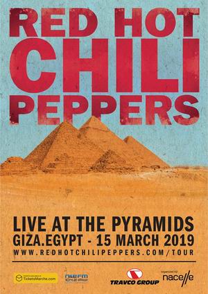 red hot chili peppers egipto