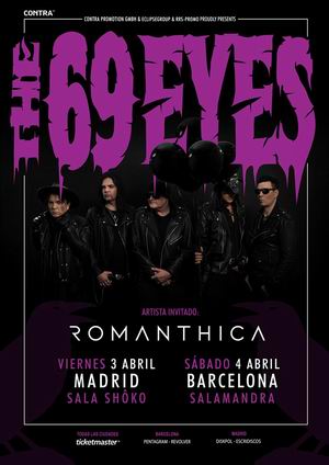 the 69 eyes romanthica madrid barcelona
