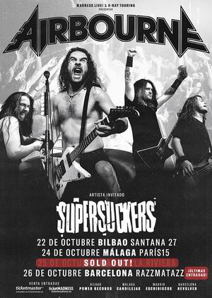 airbourne supersuckers gira española 2019 2