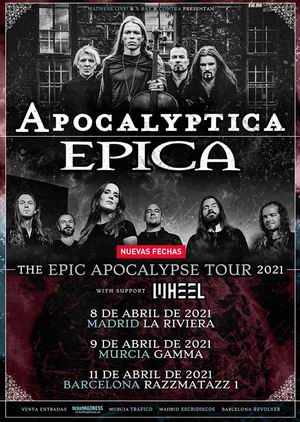 apocalyptica epica nuevas fechas 2