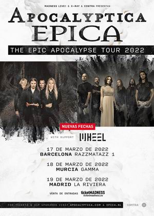 Apocalyptica Epica 2022 españa 2