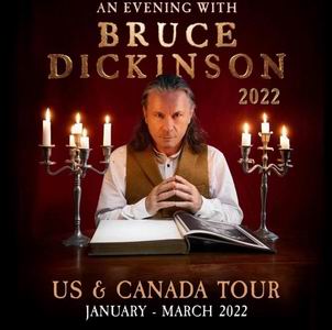 bruce dickinson spoken word tour estados unidos canada 2