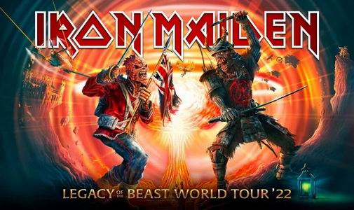 iron maiden legacy of the beast world tour 2022