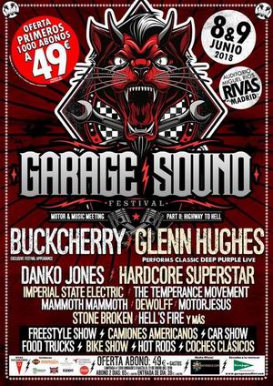 Garage Sound Festival 2018 Primer avance