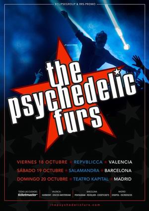 the psychedelic furs gira española 2019