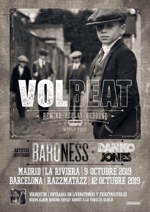 volbeat madrid barcelona