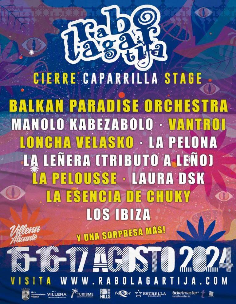 Más confirmaciones para el Rabolagartija Festival 2024